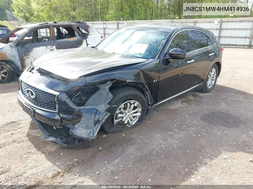 2017 Infiniti Qx70 VIN: JN8CS1MW4HM414936 Lot: 42035425