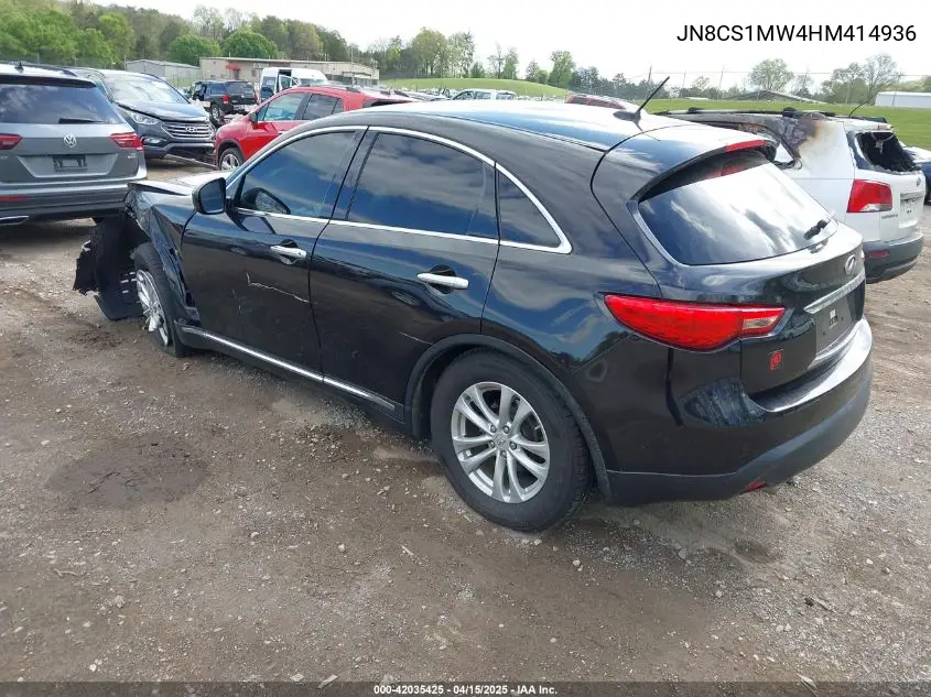 2017 Infiniti Qx70 VIN: JN8CS1MW4HM414936 Lot: 42035425