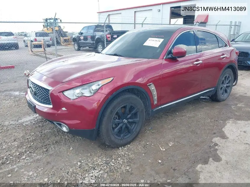 2017 Infiniti Qx70 VIN: JN8CS1MW6HM413089 Lot: 42183828
