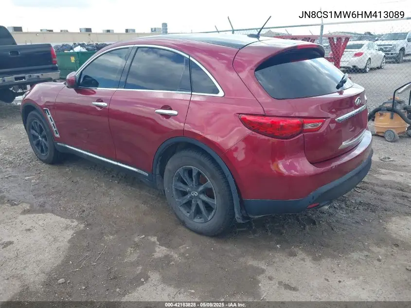 2017 Infiniti Qx70 VIN: JN8CS1MW6HM413089 Lot: 42183828