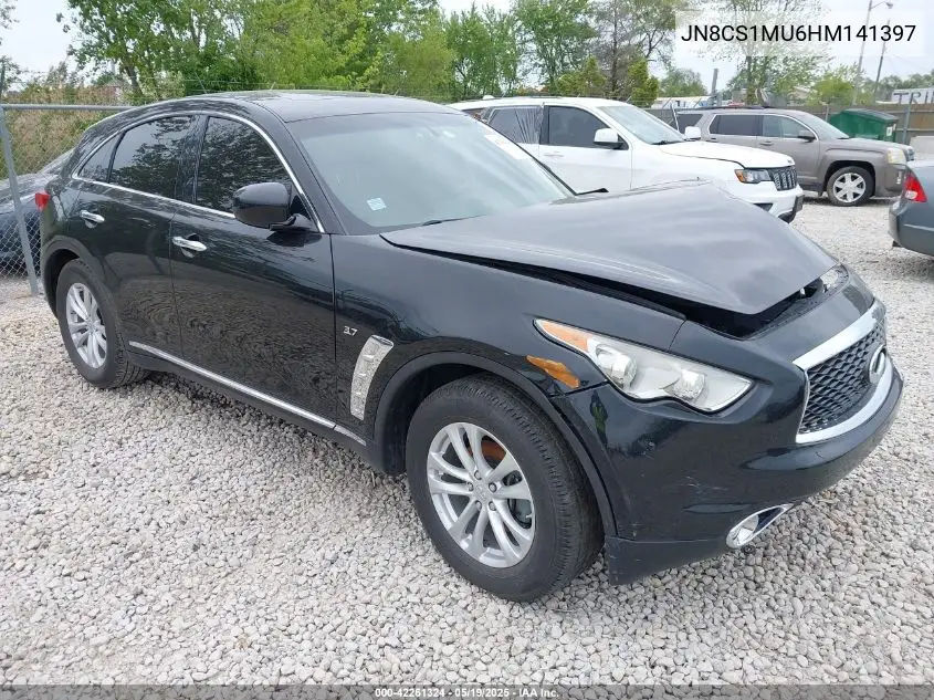 2017 Infiniti Qx70 VIN: JN8CS1MU6HM141397 Lot: 42261324