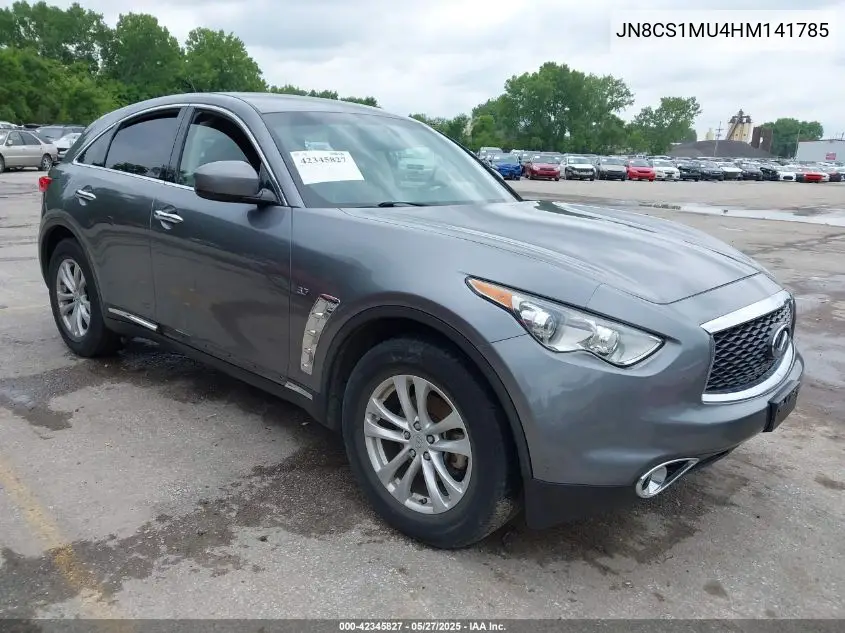2017 Infiniti Qx70 VIN: JN8CS1MU4HM141785 Lot: 42345827