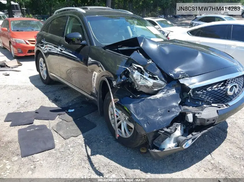 2017 Infiniti Qx70 VIN: JN8CS1MW7HM414283 Lot: 42730040