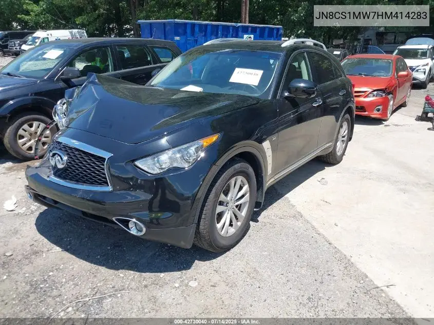 2017 Infiniti Qx70 VIN: JN8CS1MW7HM414283 Lot: 42730040