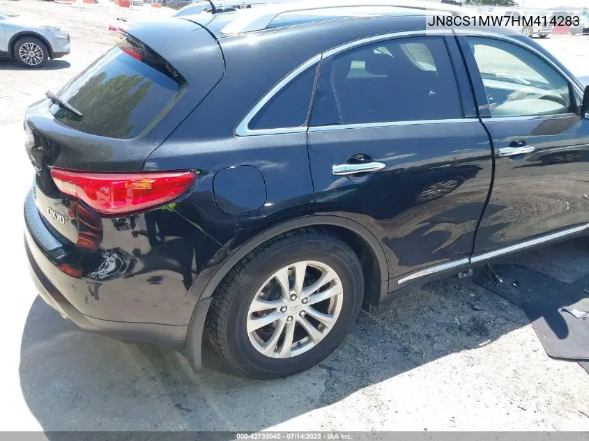 2017 Infiniti Qx70 VIN: JN8CS1MW7HM414283 Lot: 42730040