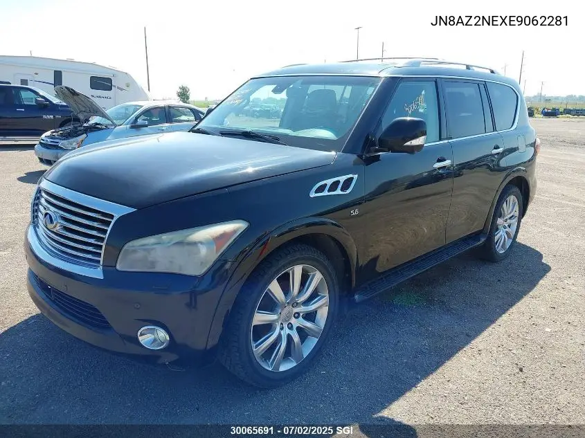 2014 Infiniti Qx80 VIN: JN8AZ2NEXE9062281 Lot: 30065691