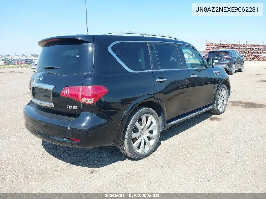 2014 Infiniti Qx80 VIN: JN8AZ2NEXE9062281 Lot: 30065691