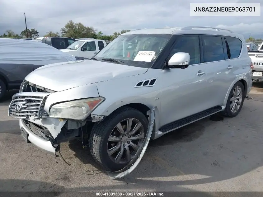 2014 Infiniti Qx80 VIN: JN8AZ2NE0E9063701 Lot: 41891388