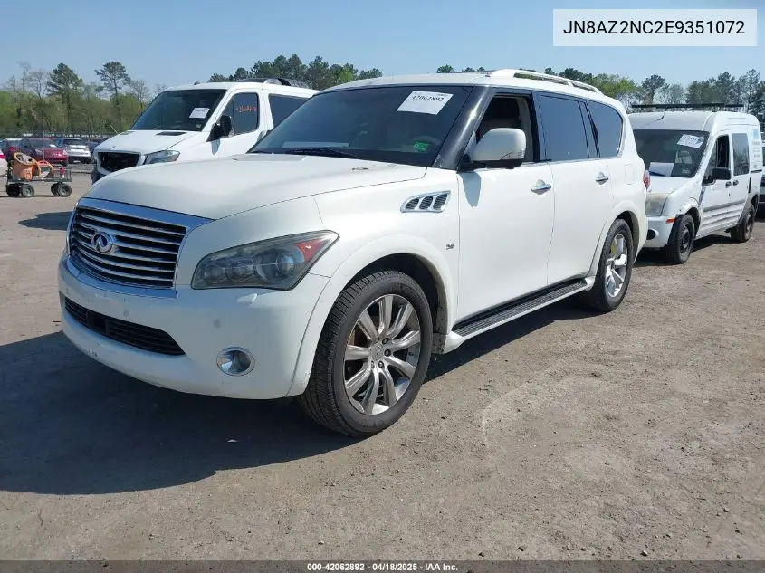 2014 Infiniti Qx80 VIN: JN8AZ2NC2E9351072 Lot: 42062892
