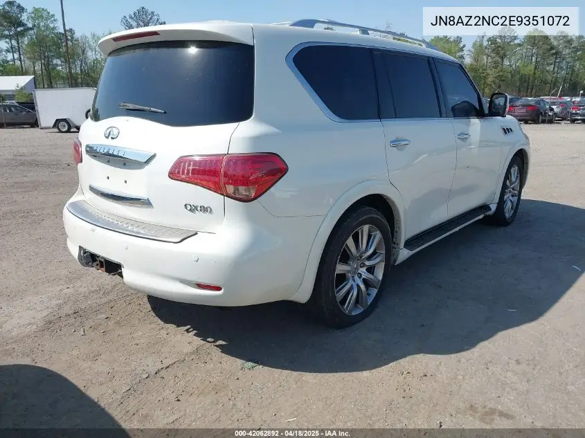 2014 Infiniti Qx80 VIN: JN8AZ2NC2E9351072 Lot: 42062892