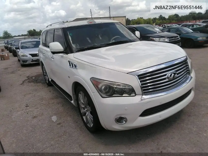 2014 Infiniti Qx80 VIN: JN8AZ2NF6E9551446 Lot: 42554502