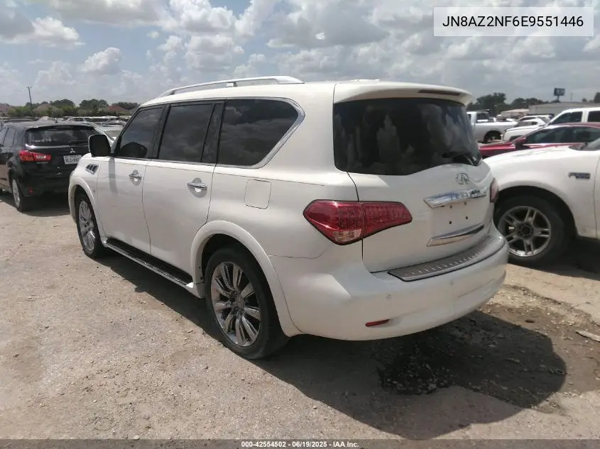 2014 Infiniti Qx80 VIN: JN8AZ2NF6E9551446 Lot: 42554502