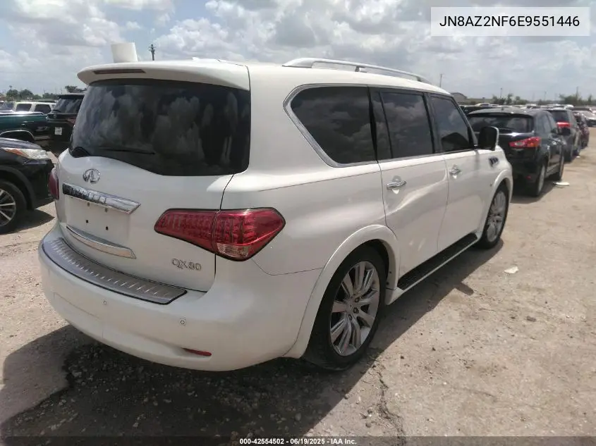 2014 Infiniti Qx80 VIN: JN8AZ2NF6E9551446 Lot: 42554502