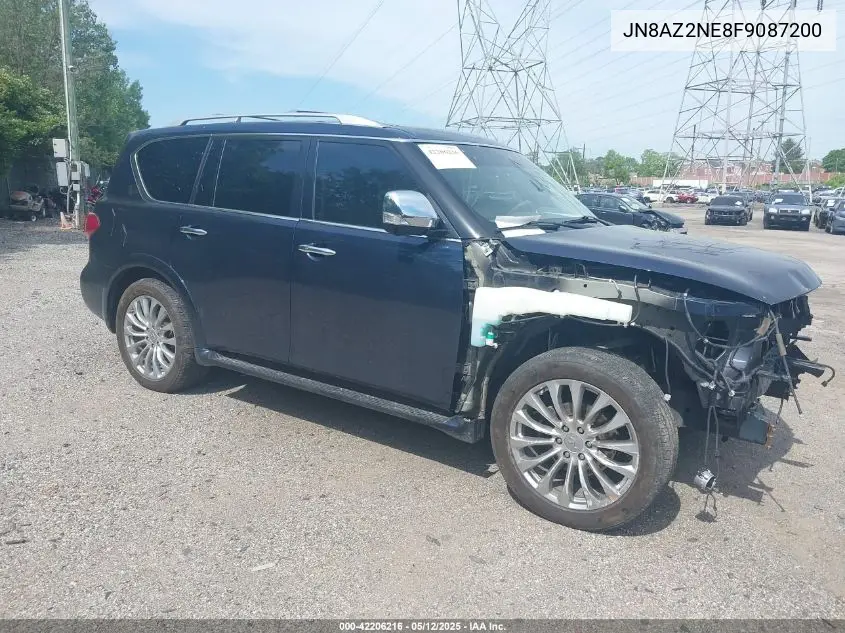 2015 Infiniti Qx80 VIN: JN8AZ2NE8F9087200 Lot: 42206216