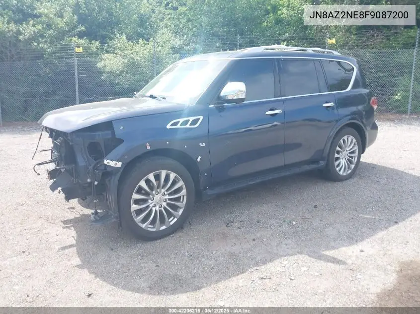 2015 Infiniti Qx80 VIN: JN8AZ2NE8F9087200 Lot: 42206216