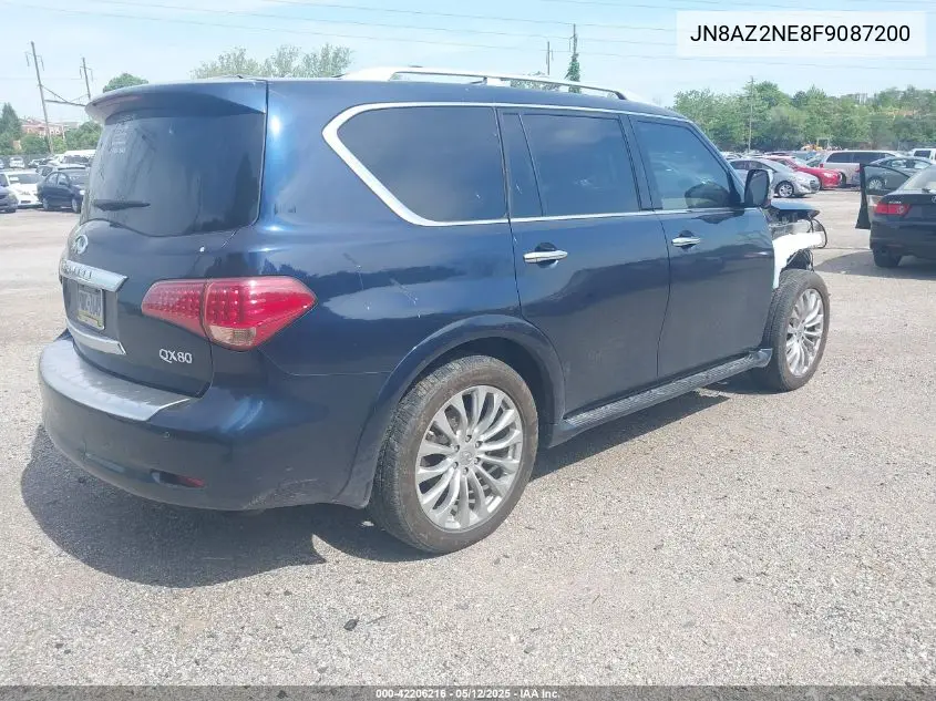 2015 Infiniti Qx80 VIN: JN8AZ2NE8F9087200 Lot: 42206216