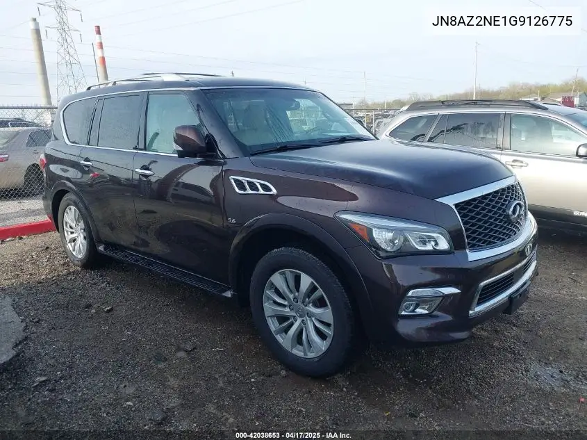 2016 Infiniti Qx80 VIN: JN8AZ2NE1G9126775 Lot: 42038653