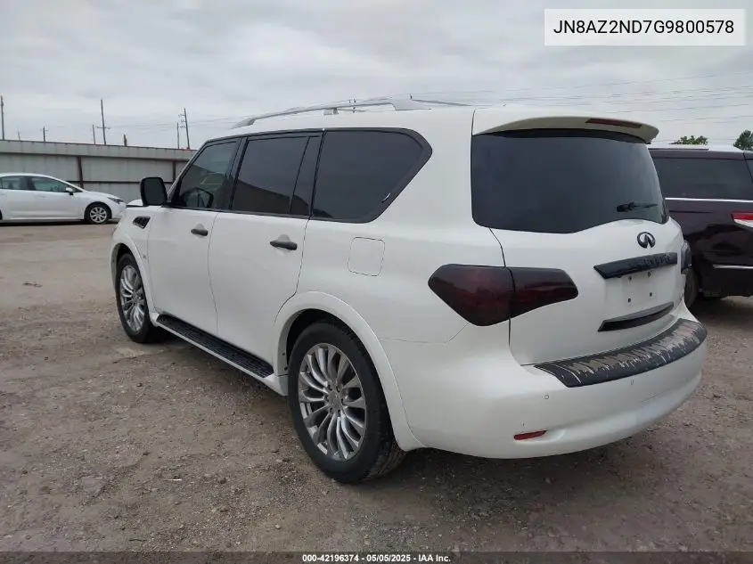 2016 Infiniti Qx80 VIN: JN8AZ2ND7G9800578 Lot: 42196374