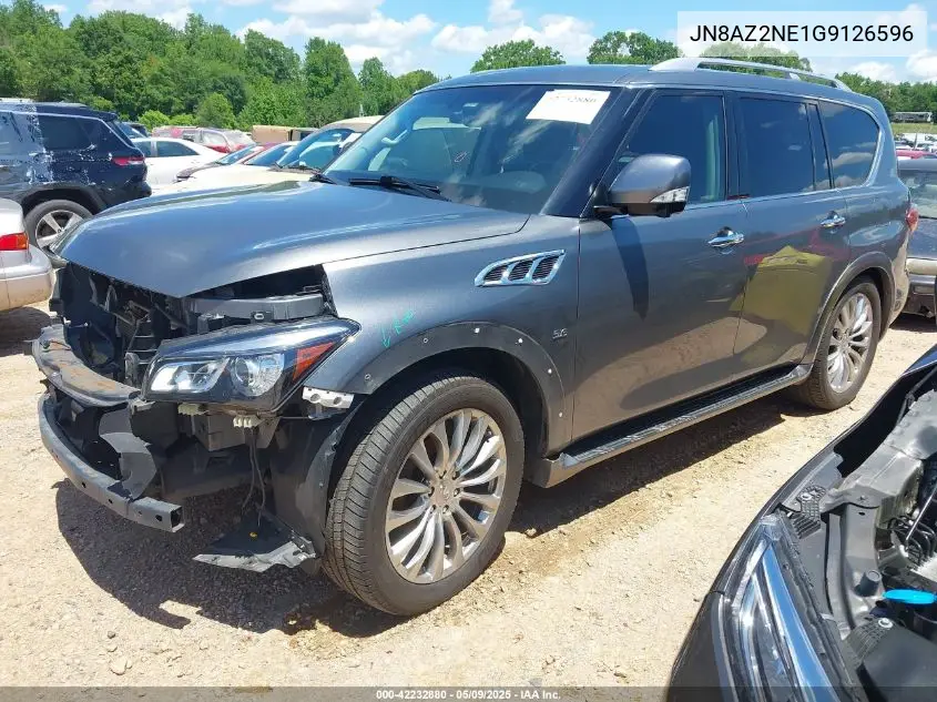 2016 Infiniti Qx80 VIN: JN8AZ2NE1G9126596 Lot: 42232880