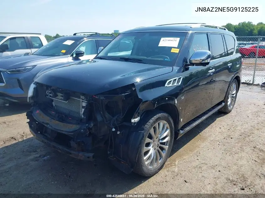 2016 Infiniti Qx80 VIN: JN8AZ2NE5G9125225 Lot: 42546651