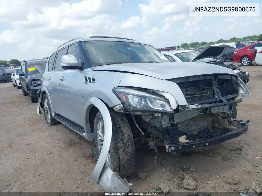 2016 Infiniti Qx80 VIN: JN8AZ2ND5G9800675 Lot: 42548281