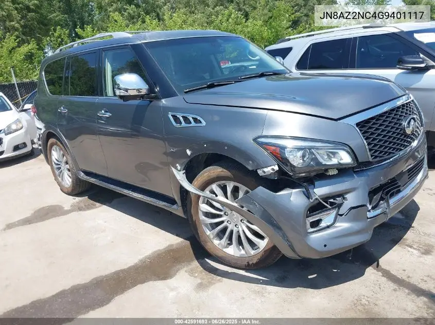 2016 Infiniti Qx80 Limited VIN: JN8AZ2NC4G9401117 Lot: 42591693