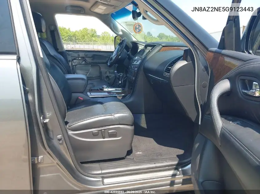 2016 Infiniti Qx80 VIN: JN8AZ2NE5G9123443 Lot: 42595593