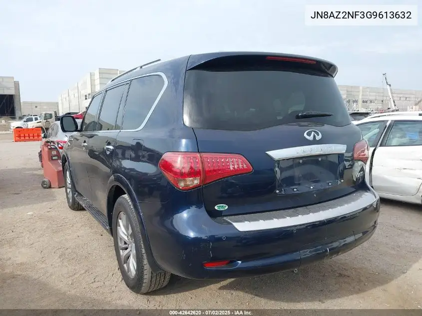 2016 Infiniti Qx80 VIN: JN8AZ2NF3G9613632 Lot: 42642620