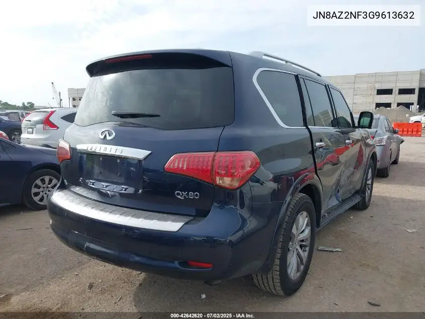 2016 Infiniti Qx80 VIN: JN8AZ2NF3G9613632 Lot: 42642620