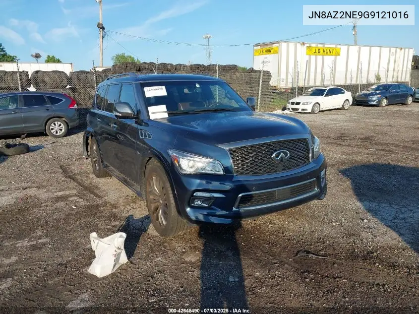 2016 Infiniti Qx80 VIN: JN8AZ2NE9G9121016 Lot: 42648490