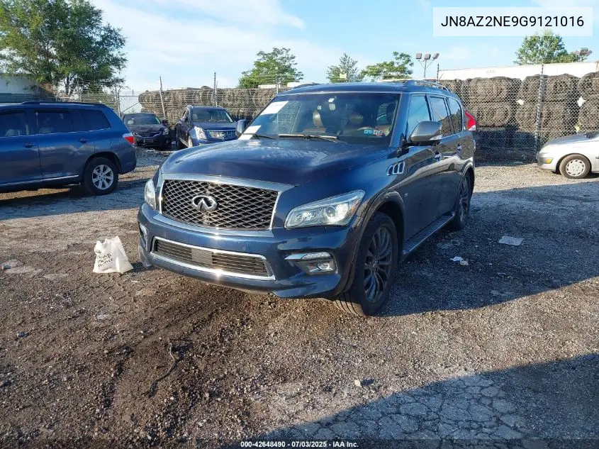 2016 Infiniti Qx80 VIN: JN8AZ2NE9G9121016 Lot: 42648490