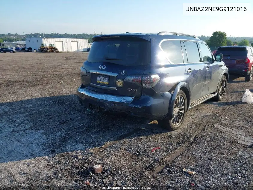 2016 Infiniti Qx80 VIN: JN8AZ2NE9G9121016 Lot: 42648490