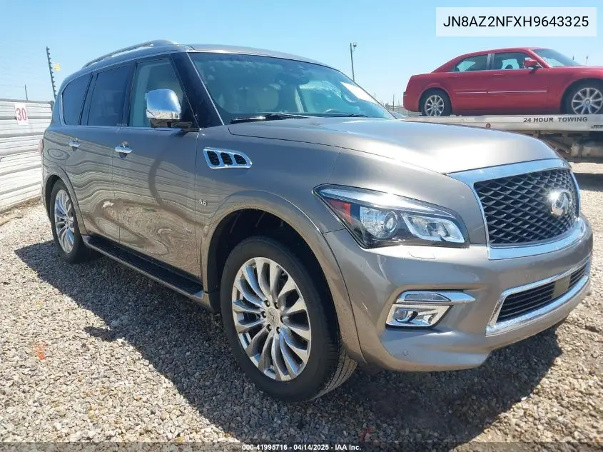 2017 Infiniti Qx80 VIN: JN8AZ2NFXH9643325 Lot: 41995716