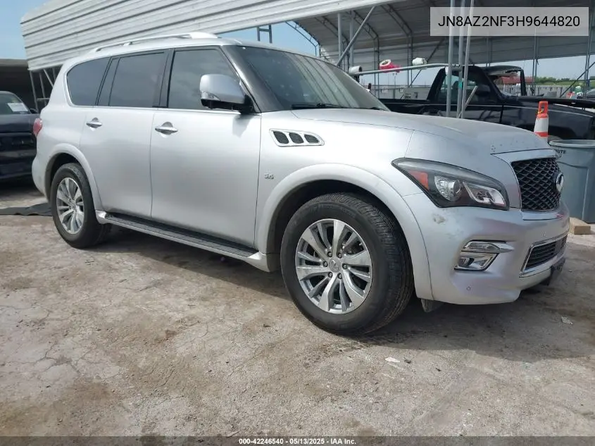 2017 Infiniti Qx80 VIN: JN8AZ2NF3H9644820 Lot: 42246540