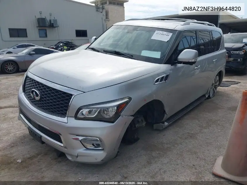 2017 Infiniti Qx80 VIN: JN8AZ2NF3H9644820 Lot: 42246540