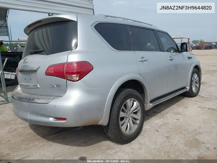 2017 Infiniti Qx80 VIN: JN8AZ2NF3H9644820 Lot: 42246540