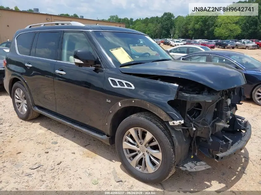 2017 Infiniti Qx80 VIN: JN8AZ2NF8H9642741 Lot: 42563237