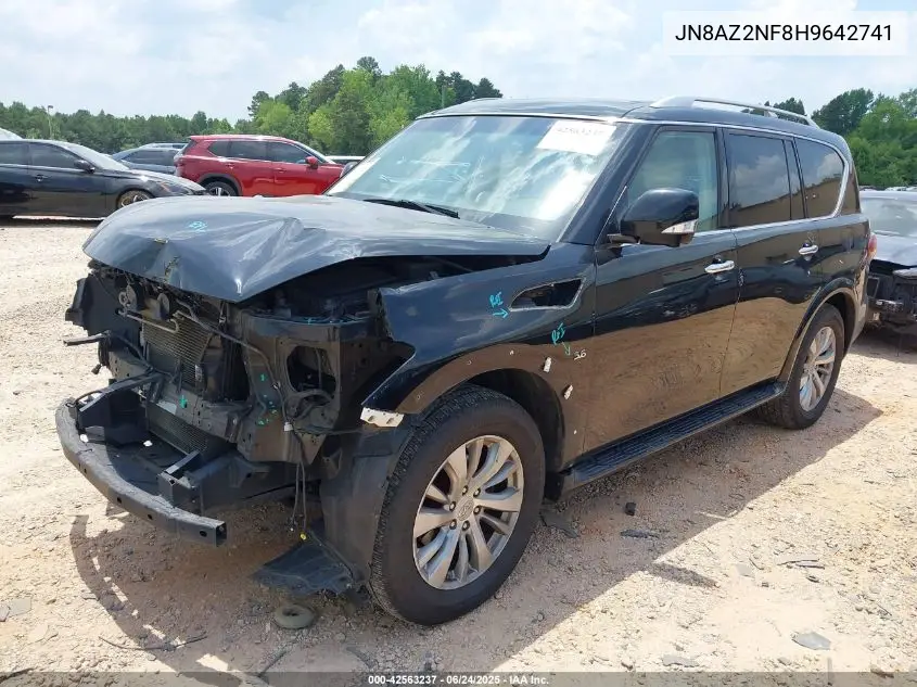 2017 Infiniti Qx80 VIN: JN8AZ2NF8H9642741 Lot: 42563237