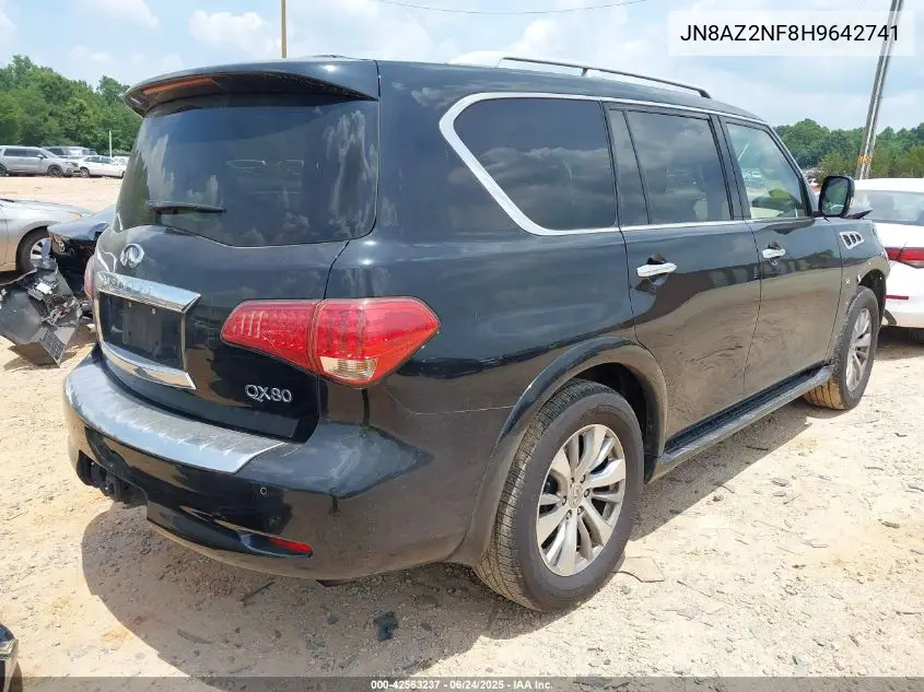 2017 Infiniti Qx80 VIN: JN8AZ2NF8H9642741 Lot: 42563237