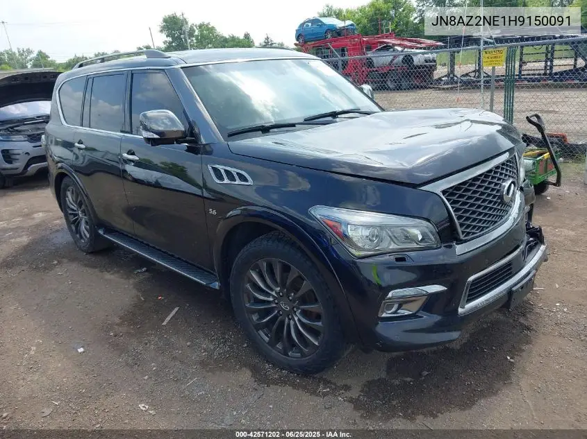 2017 Infiniti Qx80 Limited/Signature Edition VIN: JN8AZ2NE1H9150091 Lot: 42571202