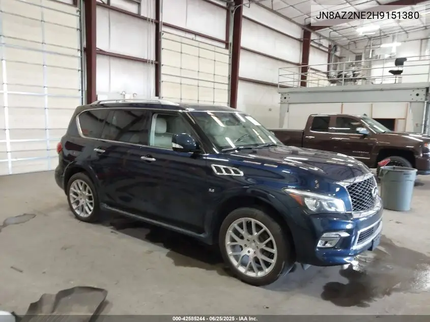 2017 Infiniti Qx80 VIN: JN8AZ2NE2H9151380 Lot: 42585244