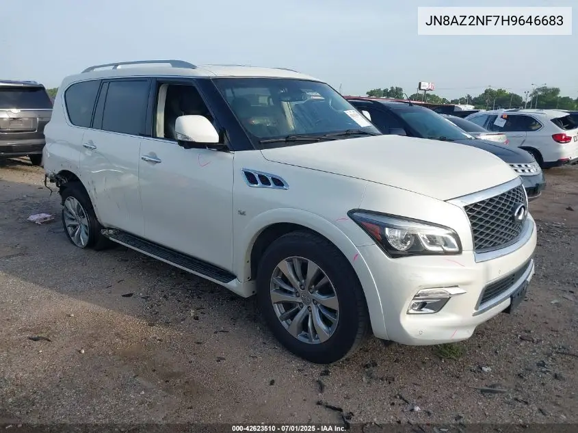 2017 Infiniti Qx80 VIN: JN8AZ2NF7H9646683 Lot: 42623510