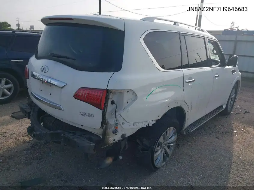 2017 Infiniti Qx80 VIN: JN8AZ2NF7H9646683 Lot: 42623510