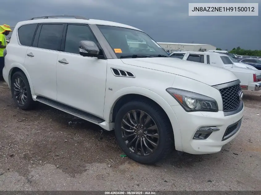 2017 Infiniti Qx80 Limited/Signature Edition VIN: JN8AZ2NE1H9150012 Lot: 42634390