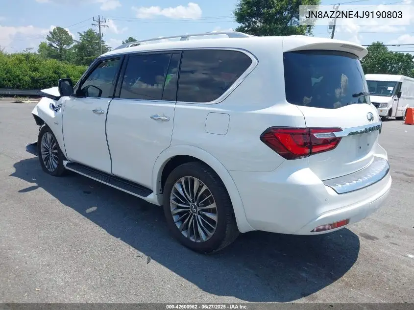 2018 Infiniti Qx80 VIN: JN8AZ2NE4J9190803 Lot: 42600962
