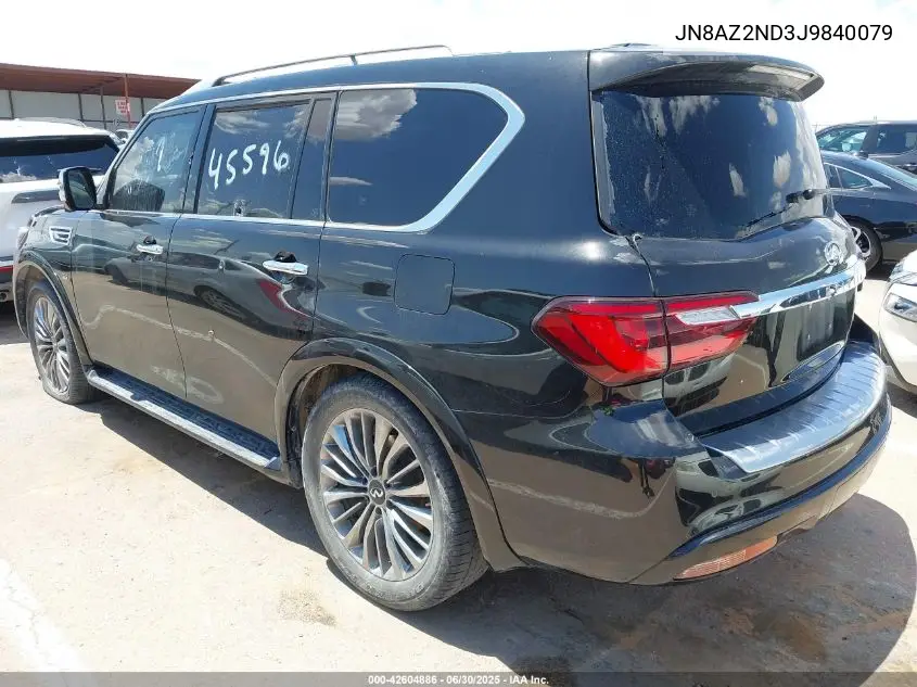 2018 Infiniti Qx80 VIN: JN8AZ2ND3J9840079 Lot: 42604886