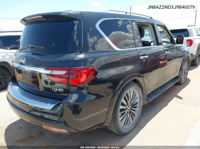 2018 Infiniti Qx80 VIN: JN8AZ2ND3J9840079 Lot: 42604886