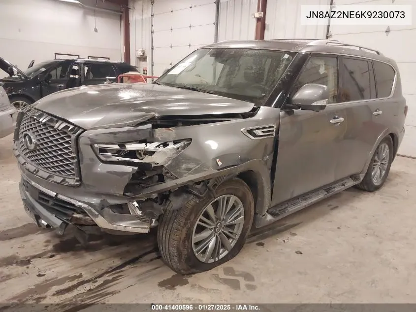 2019 Infiniti Qx80 Luxe VIN: JN8AZ2NE6K9230073 Lot: 41400596
