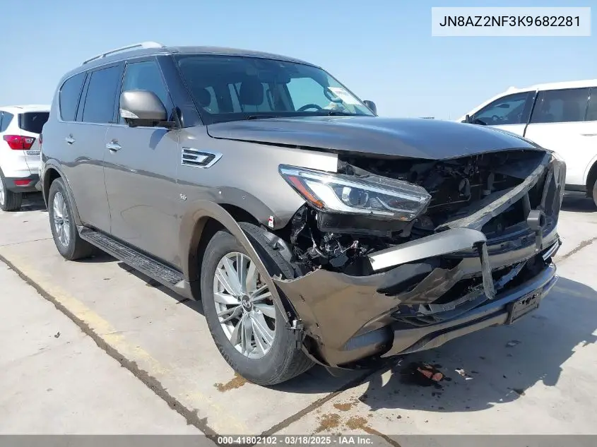 2019 Infiniti Qx80 Luxe VIN: JN8AZ2NF3K9682281 Lot: 41802102
