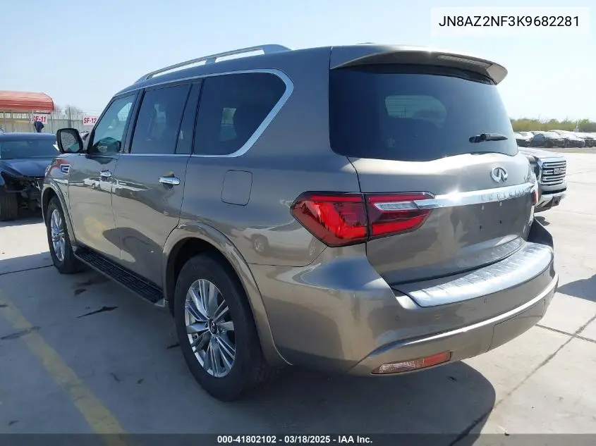2019 Infiniti Qx80 Luxe VIN: JN8AZ2NF3K9682281 Lot: 41802102